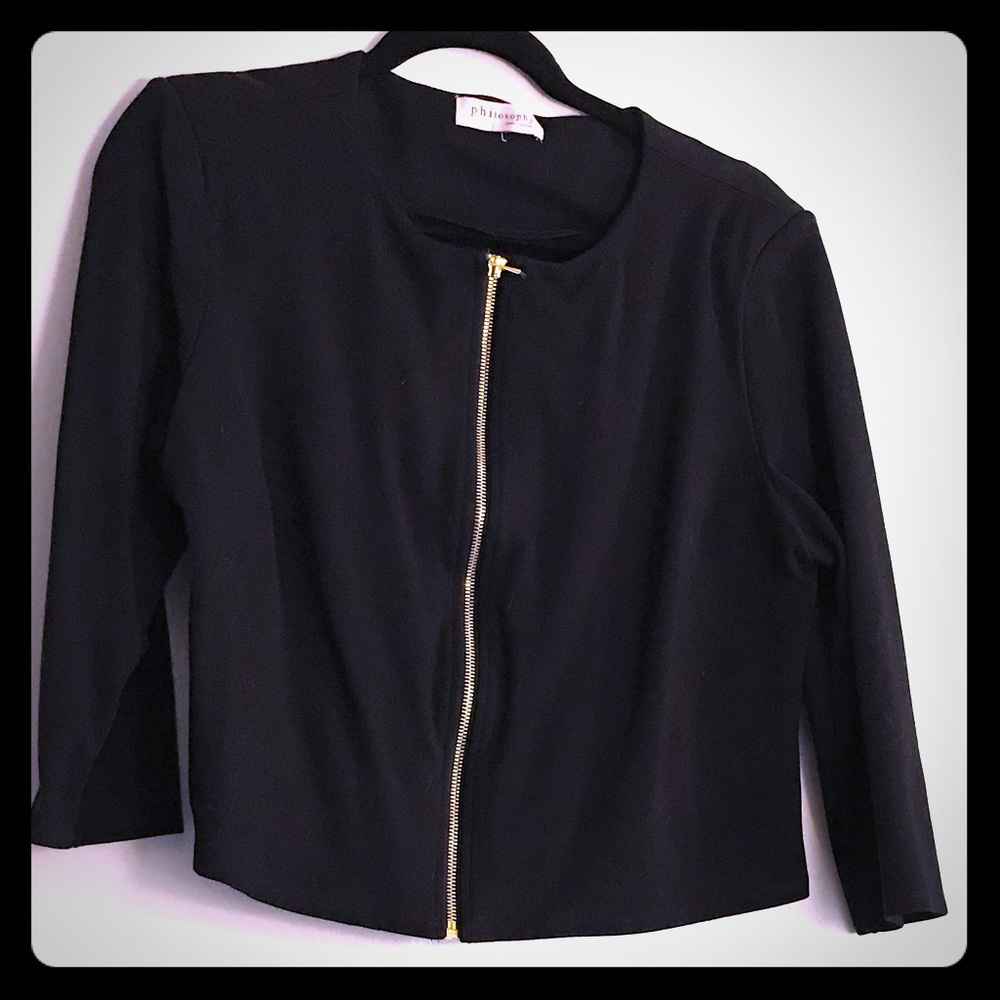 Philosophy Crop Blazer